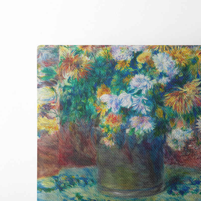 Chrysanthemums (1881) - Pierre-Auguste Renoir - Canvas Print