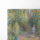 The Artist’s Garden at Vétheuil (1881) - Claude Monet - Canvas Print