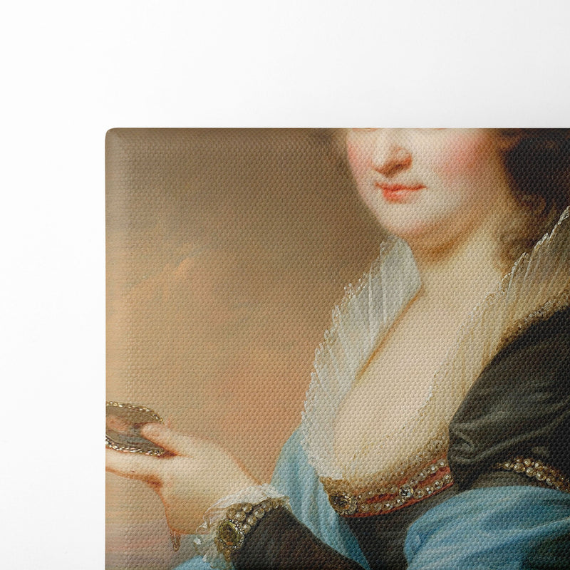 Portrait of Józefa née Radziwiłł (1762–before 1816) (circa 1791) - Johann Baptist von Lampi the Elder - Canvas Print