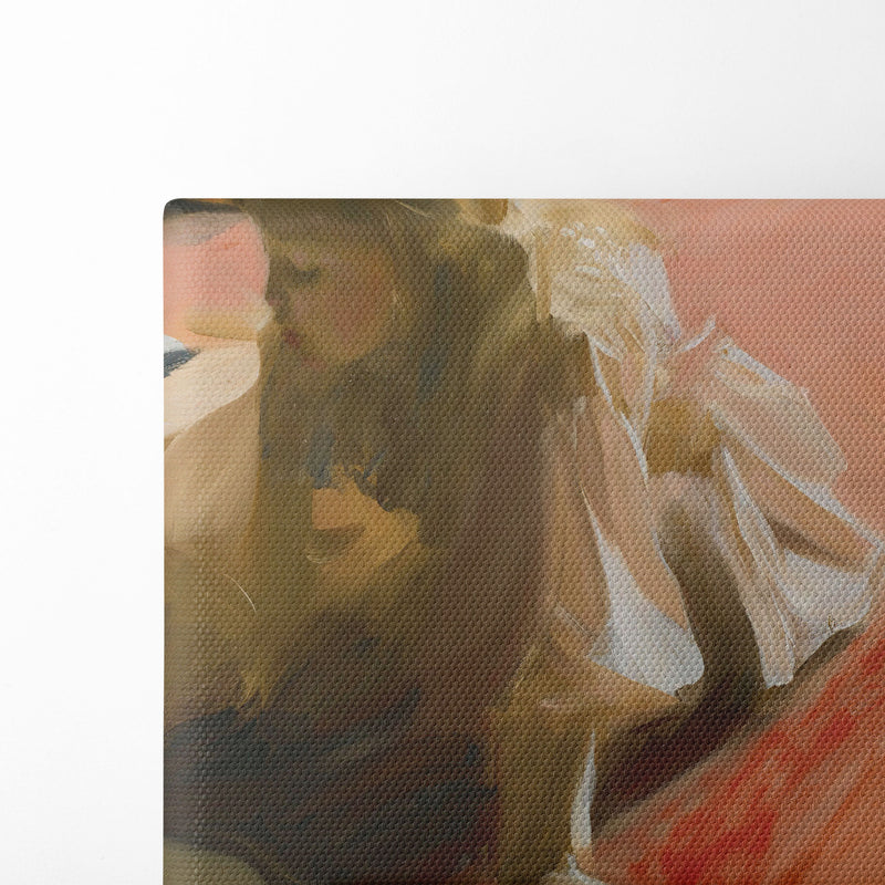 A Portrait Of The Daughters Of Ramón Subercaseaux (1892) - Anders Zorn - Canvas Print