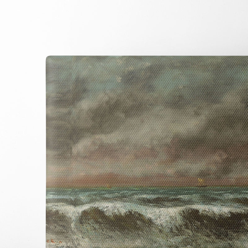 Marine (1869) - Gustave Courbet - Canvas Print