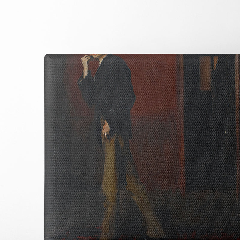 Robert Louis Stevenson and His Wife (1885) - John Singer Sargent - Canvas Print