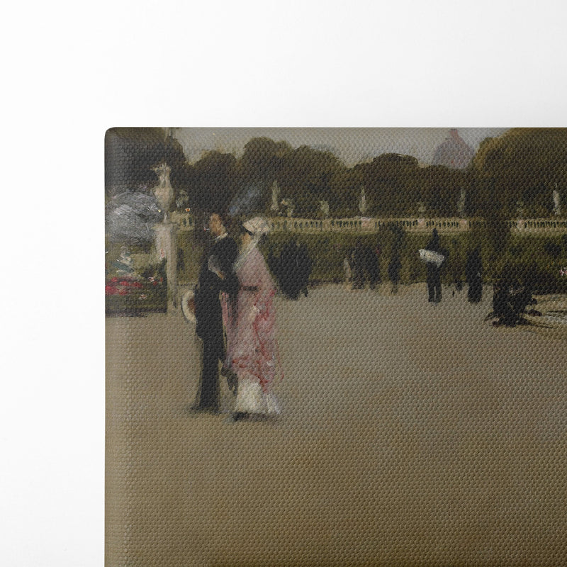 Luxembourg Gardens at Twilight (1879) - John Singer Sargent - Canvas Print