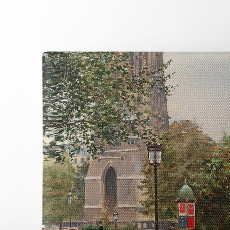 La Tour Saint Jacques - Jean Béraud - Canvas Print