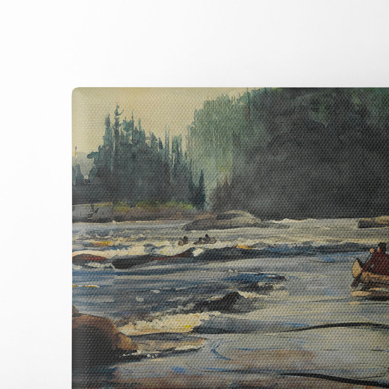 In the Rapids (1895) - Winslow Homer - Canvas Print