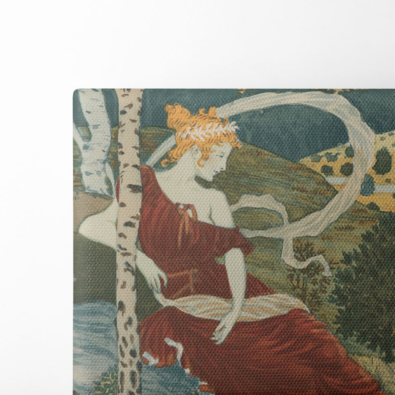 Dans Les Bois (ca. 1899) - Eugène Grasset - Canvas Print