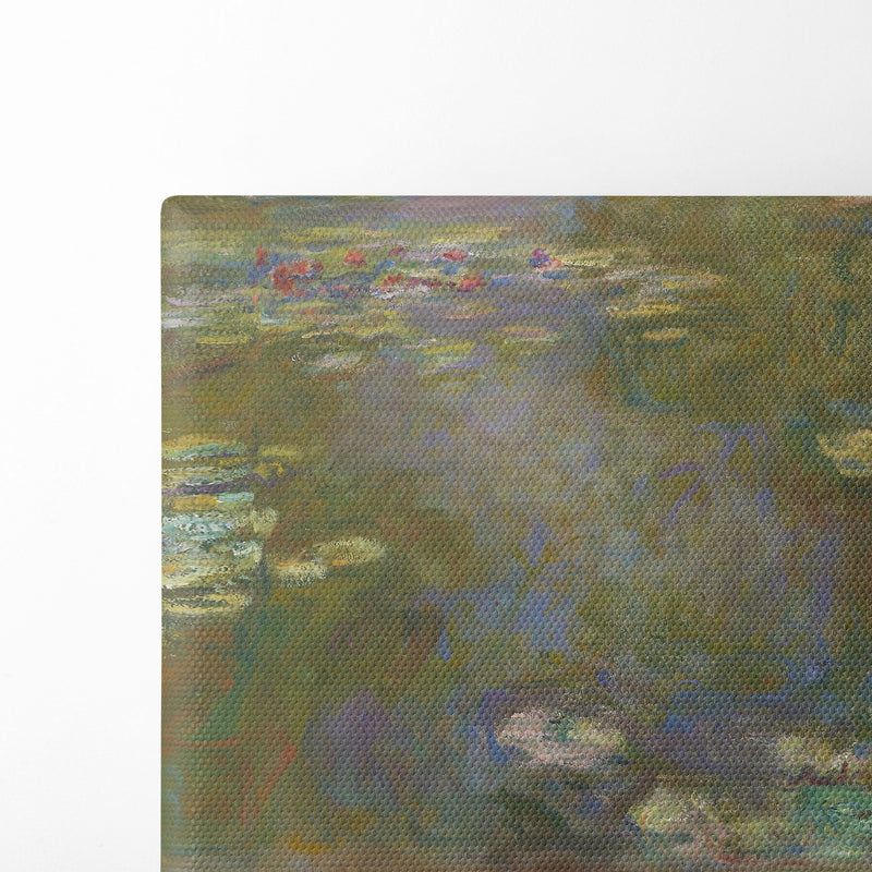 Water Lily Pond (1917-19) - Claude Monet - Canvas Print