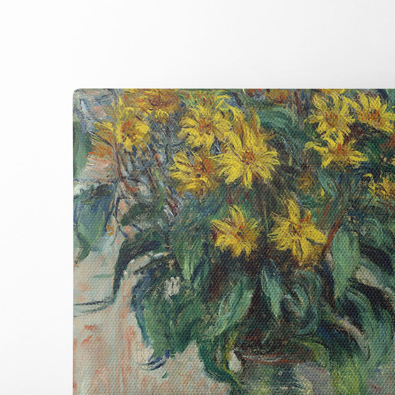 Jerusalem Artichoke Flowers (1880) - Claude Monet - Canvas Print