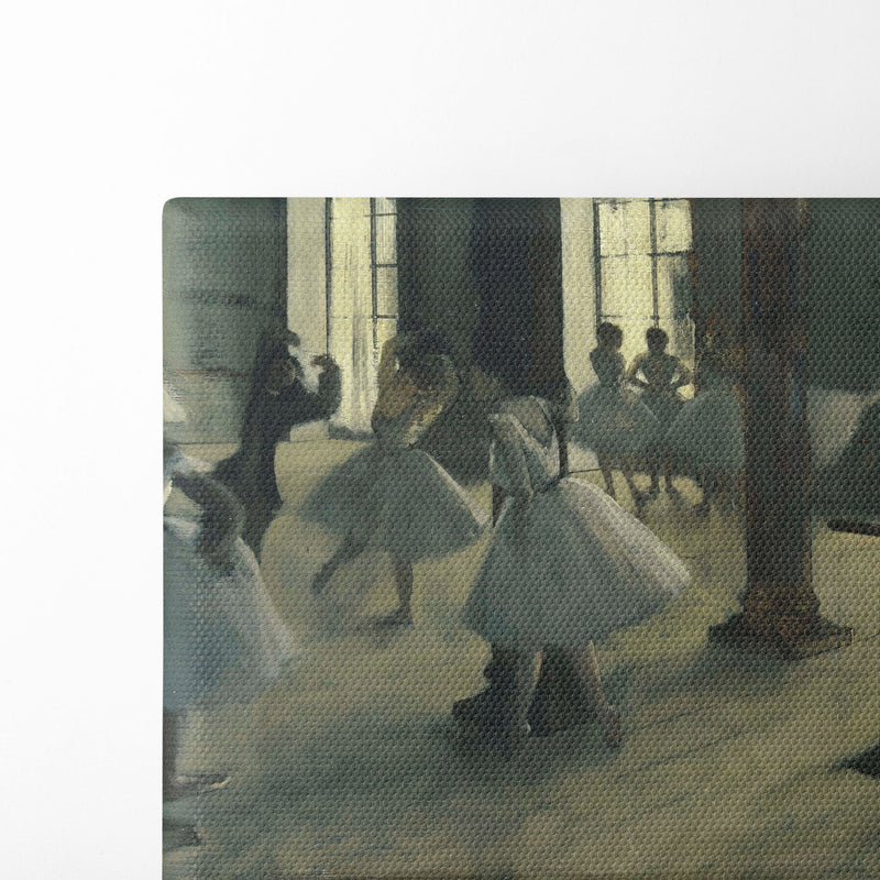 La Répétition Au Foyer De La Danse - Edgar Degas - Canvas Print