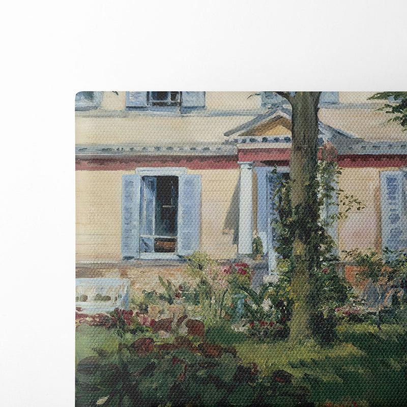 The House at Rueil (1882) - Édouard Manet - Canvas Print