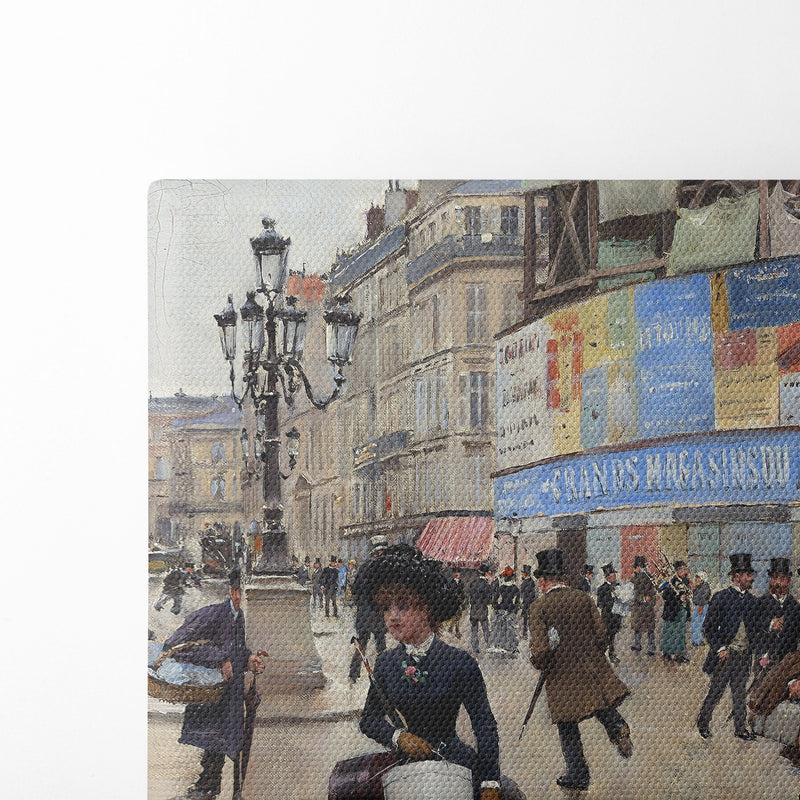 Paris,rue du Havre (c. 1882) - Jean Béraud - Canvas Print