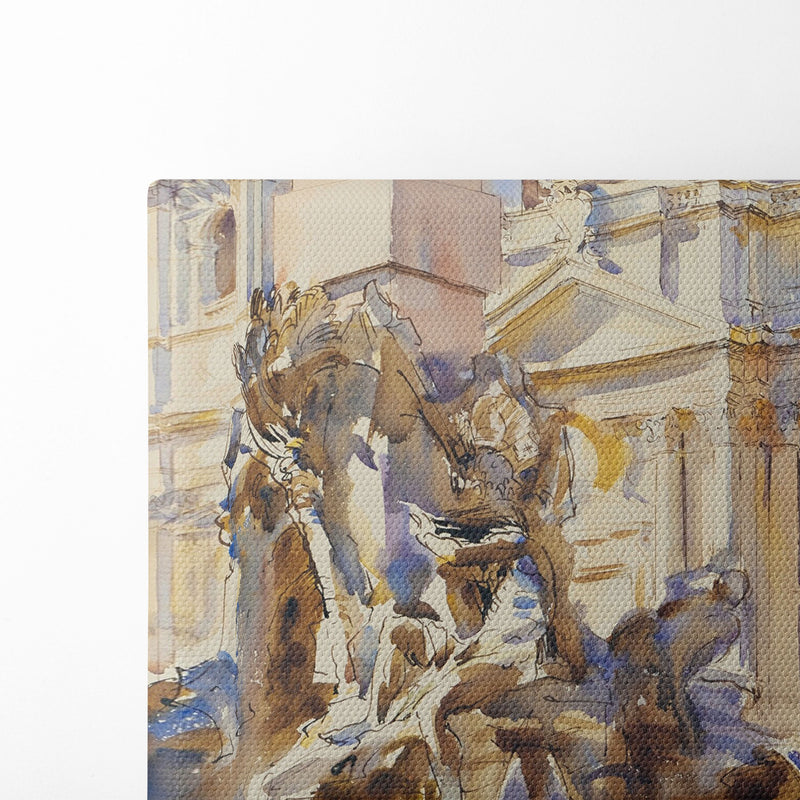 Piazza Navona, Rome (1906) - John Singer Sargent - Canvas Print