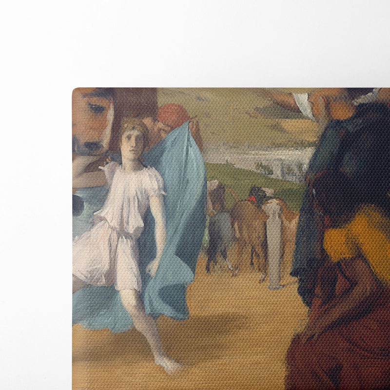 Alexander and Bucephalus (1861-1862) - Edgar Degas - Canvas Print