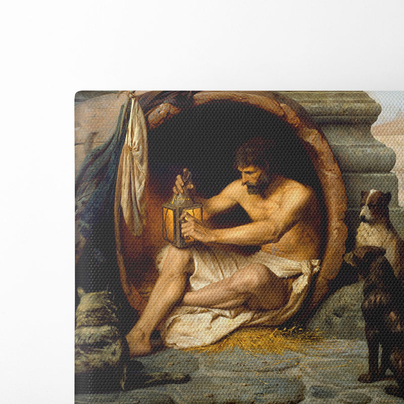 Diogenes (1860) - Jean-Léon Gérôme - Canvas Print