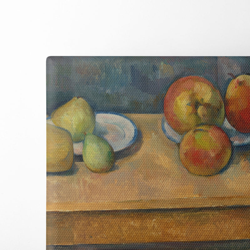 Still Life with Apples and Pears (ca. 1891–92) - Paul Cézanne - Canvas Print