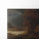 Landscape with the Parable of the Good Samaritan (1638) - Rembrandt van Rijn - Canvas Print