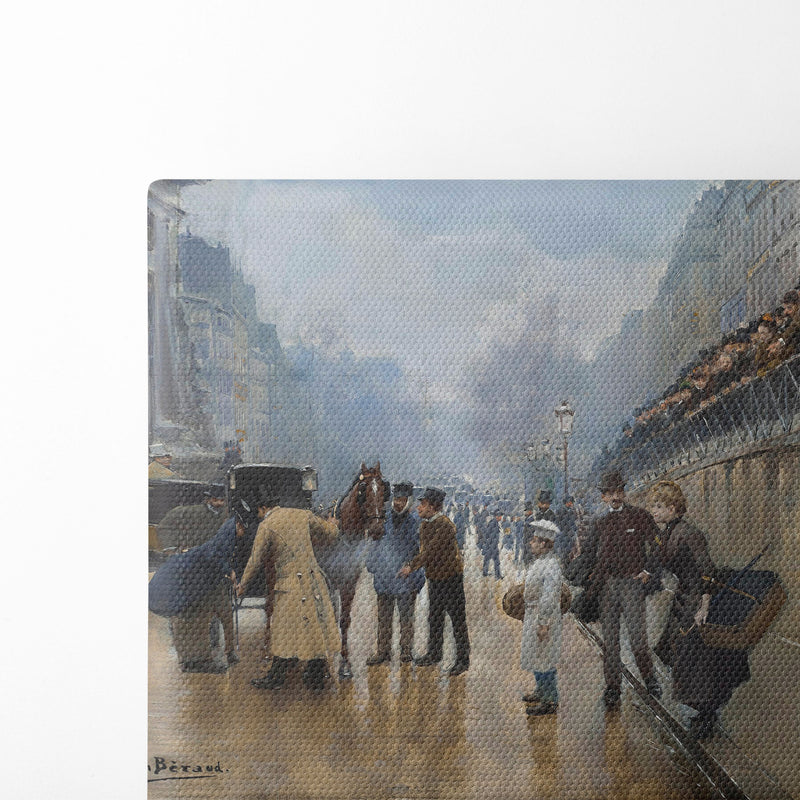 L’accident; Porte Saint-Denis - Jean Béraud - Canvas Print