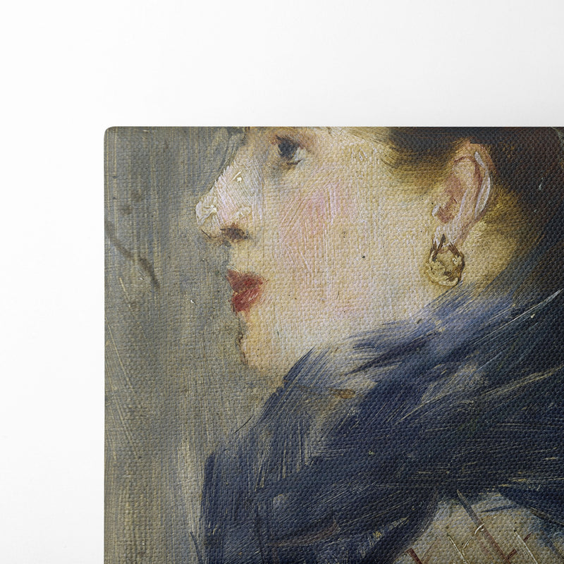 Portrait of a Lady (c. 1879) - Édouard Manet - Canvas Print