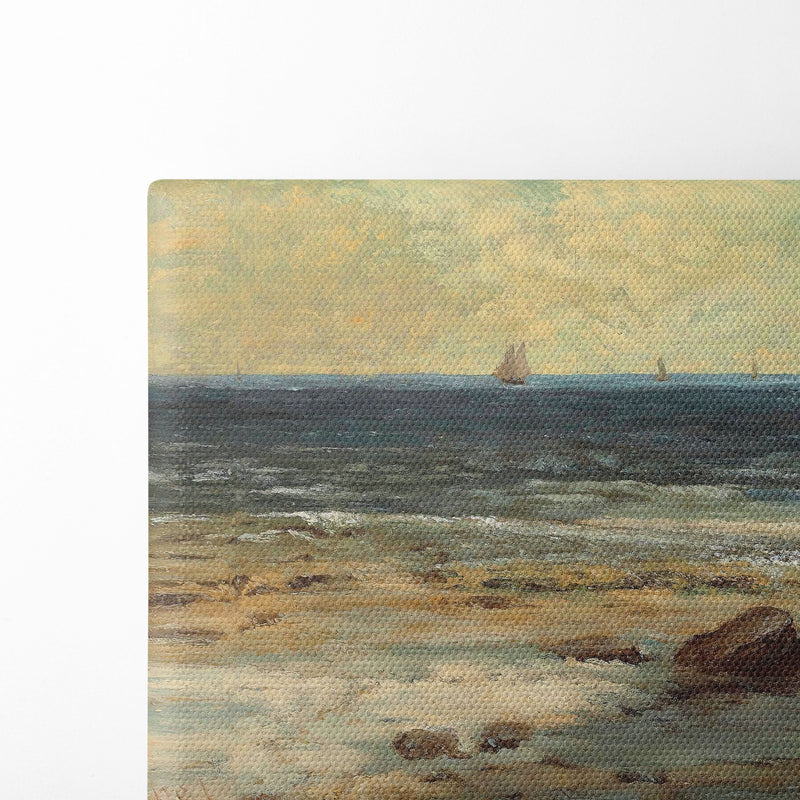 Bords de la Mer, Palavas - Gustave Courbet - Canvas Print