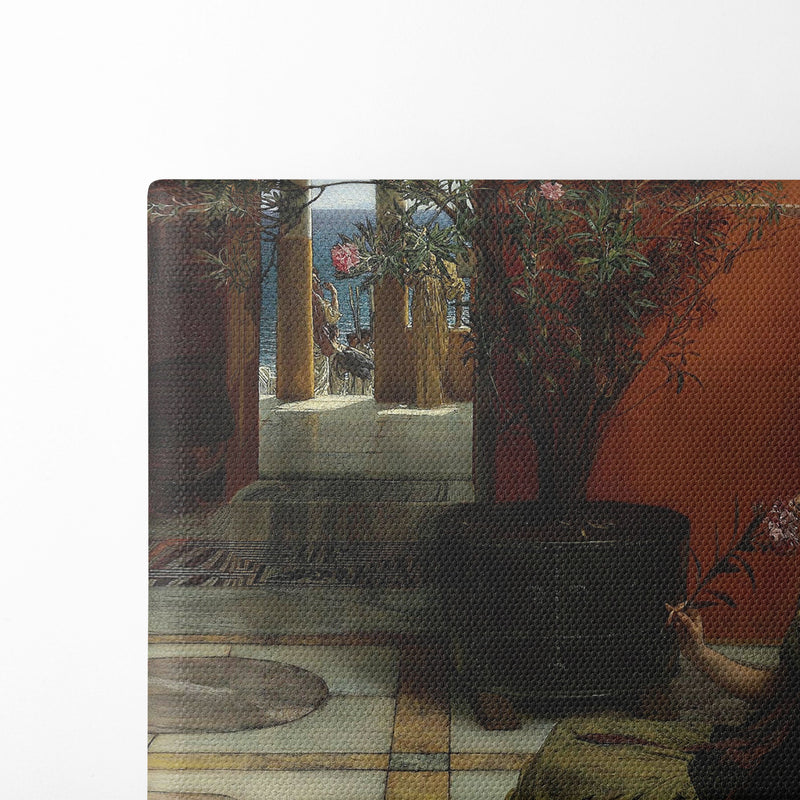 An Oleander - Lawrence Alma-Tadema - Canvas Print