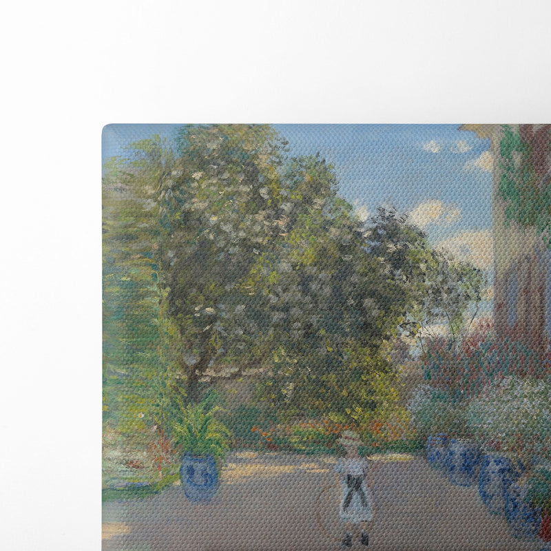 The Artist’s House at Argenteuil (1873) - Claude Monet - Canvas Print