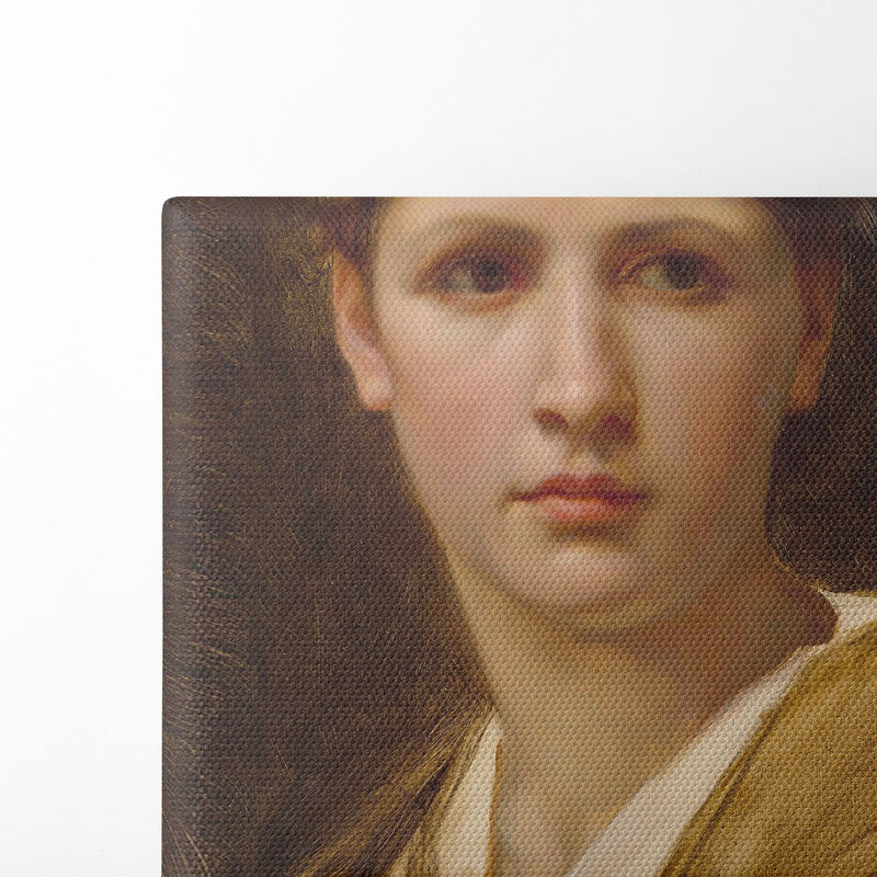 Étude de la tête (1898) - William Bouguereau - Canvas Print