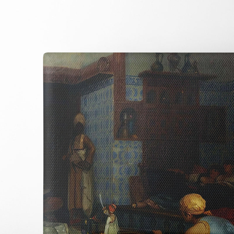 Marionettes In The Harem - Theodoros Ralli - Canvas Print