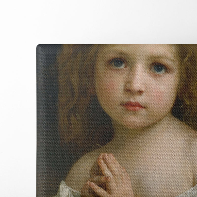 Little Girl - William Bouguereau - Canvas Print