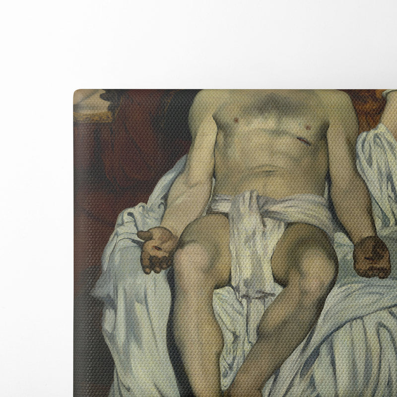 The Dead Christ with Angels (1864) - Édouard Manet - Canvas Print