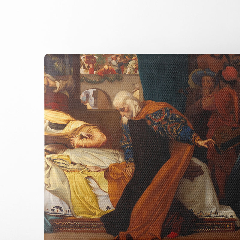The Feigned Death Of Juliet - Frederic Leighton - Canvas Print