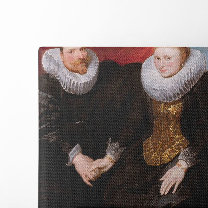 A Married Couple (circa 1620) - Anthony van Dyck - Canvas Print