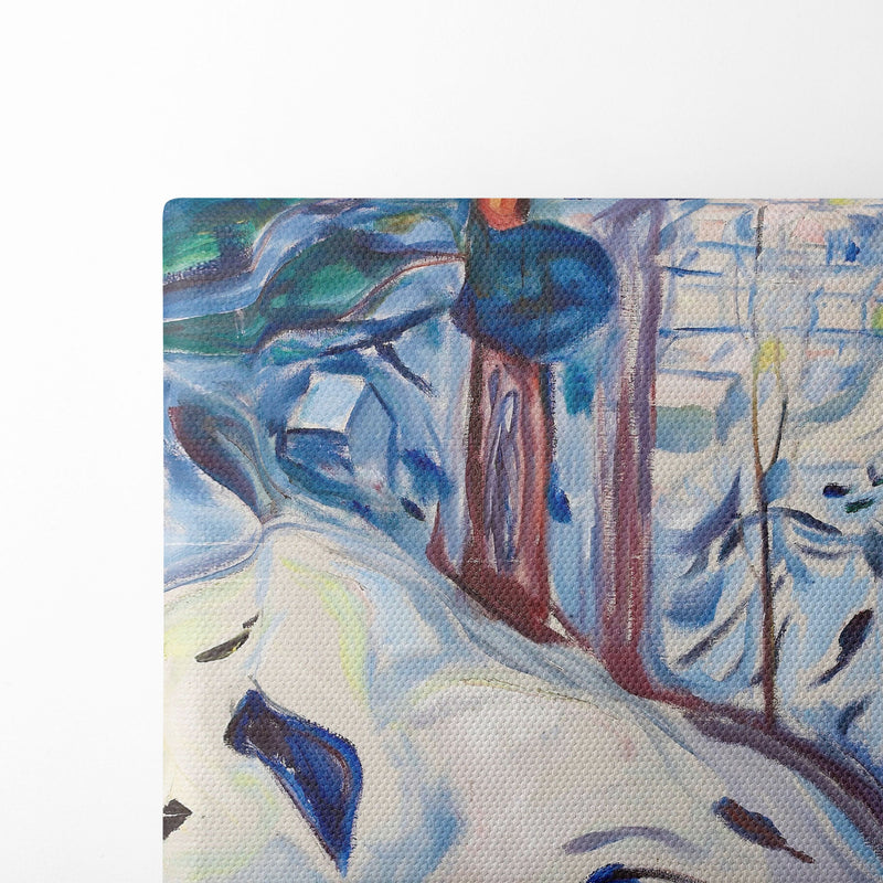 Winter in Kragerø (1916) - Edvard Munch - Canvas Print