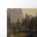Cathedral Rocks, Yosemite Valley (ca. 1872) - Albert Bierstadt - Canvas Print