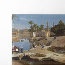 View of Medinet El-Fayoum (c. 1868-1870) - Jean-Léon Gérôme - Canvas Print