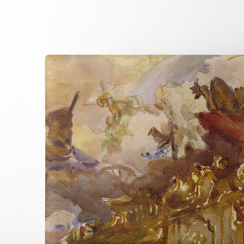 Tiepolo Ceiling, Milan (circa 1898 –1900) - John Singer Sargent - Canvas Print