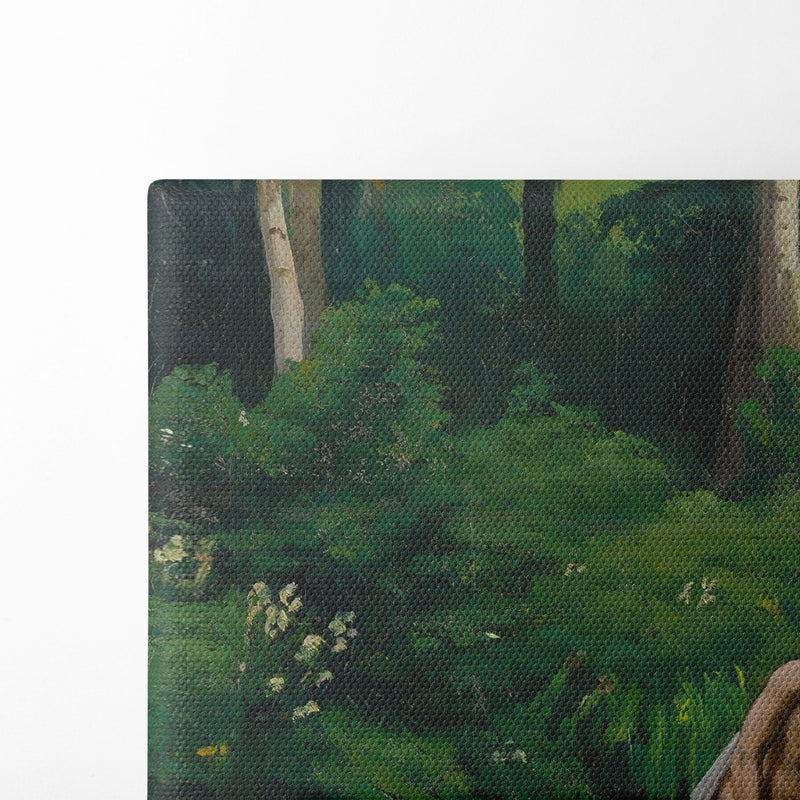 Baigneuses dans la forêt - Gustave Courbet - Canvas Print