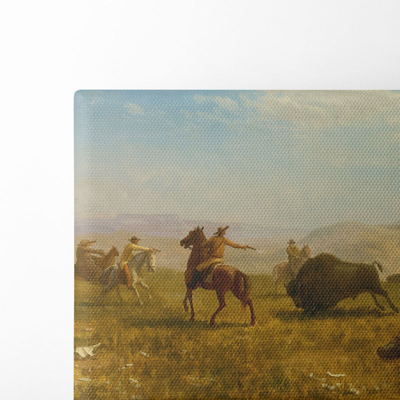 The Wild West - Albert Bierstadt - Canvas Print