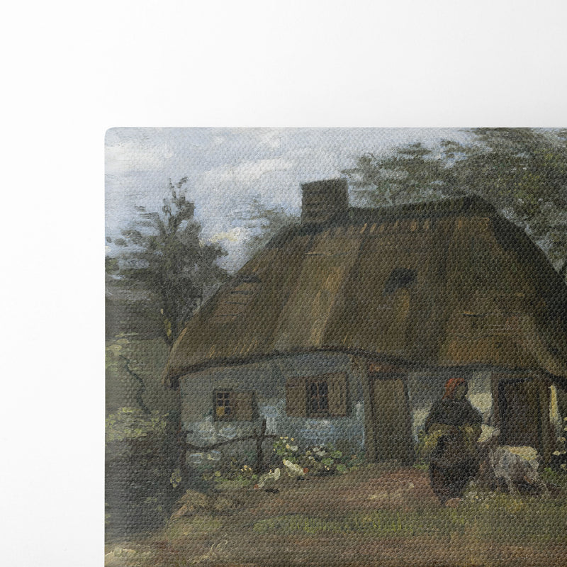 Farmhouse in Nuenen (1885) - Vincent van Gogh - Canvas Print