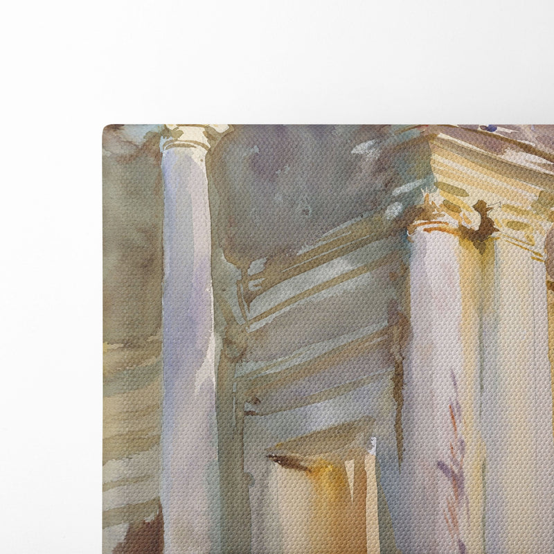 Loggia, Villa Giulia, Rome (circa 1907) - John Singer Sargent - Canvas Print