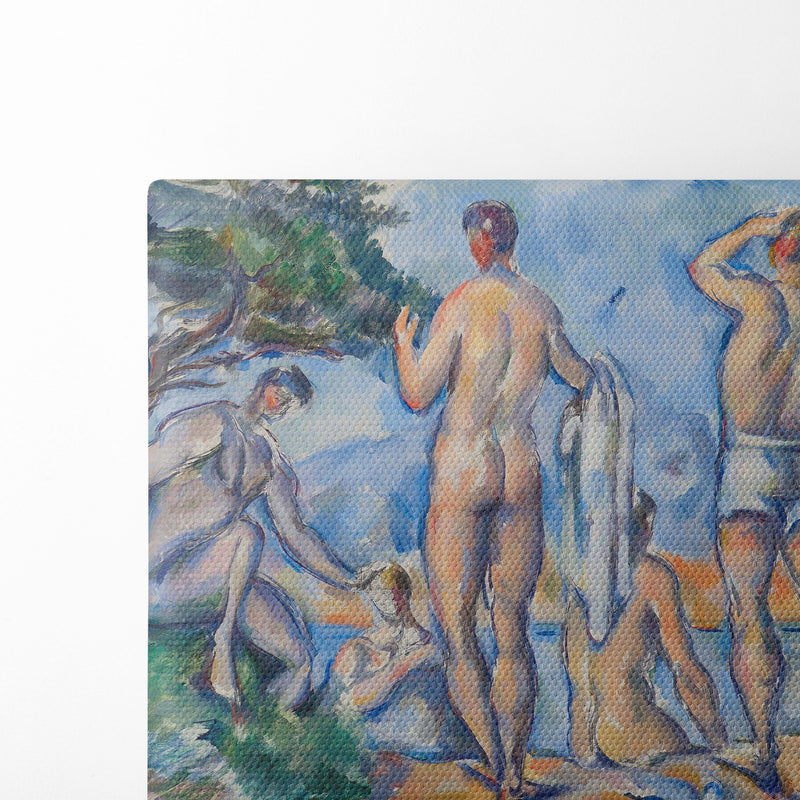 Bathers (1890–92) - Paul Cézanne - Canvas Print