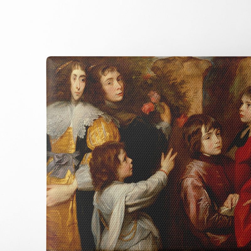 A Family Group (between 1634 and 1635) - Anthony van Dyck - Canvas Print