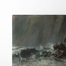 Marine; The Waterspout (1870) - Gustave Courbet - Canvas Print