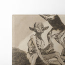 Aguarda que te unten. (Wait till you’ve been anointed.) (1796-1797) - Francisco de Goya - Canvas Print