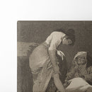Bien tirada está. (It is nicely stretched.) (1796-1797) - Francisco de Goya - Canvas Print