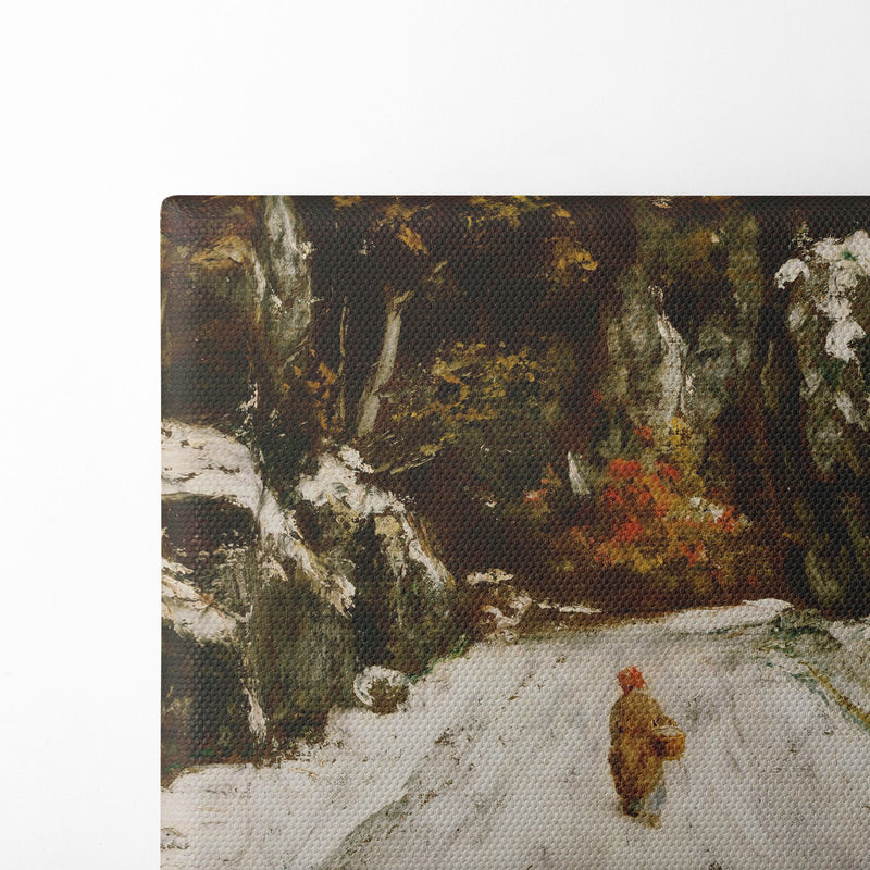 Winter in the Jura - Gustave Courbet - Canvas Print