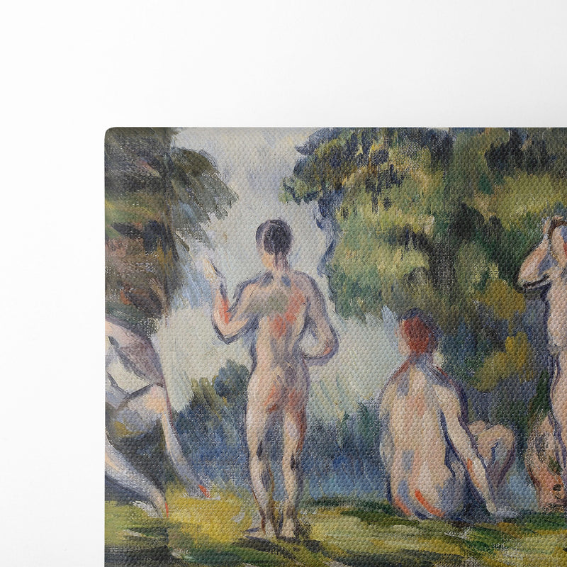 Bathers (1890) - Paul Cézanne - Canvas Print