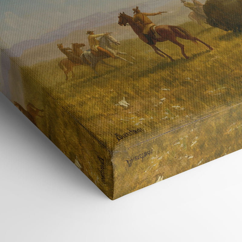 The Wild West - Albert Bierstadt - Canvas Print