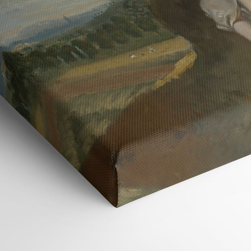 La sieste - Gustave Courbet - Canvas Print