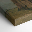 The old church tower at Nuenen (`The peasants’ churchyard’) (1885) - Vincent van Gogh - Canvas Print