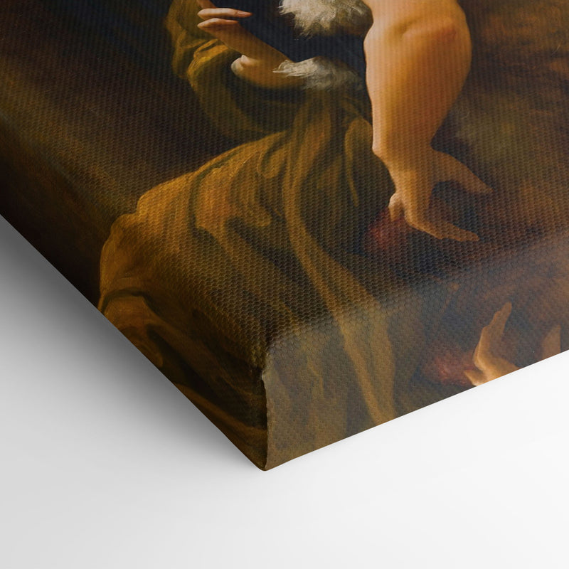 Twixt Hope And Fear - Frederic Leighton - Canvas Print